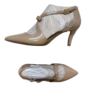 NIB Bandolino Women's Zeffer Strappy Bow Kitten Heel Pumps Size 6.5